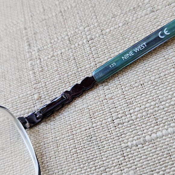 Nine West Women Glasses NW1079 434 Navy Blue Pearl Eyeglasses Frame 54[]15-135 - Picture 13 of 15